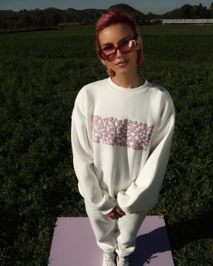 Bubbly White Unisex Pants