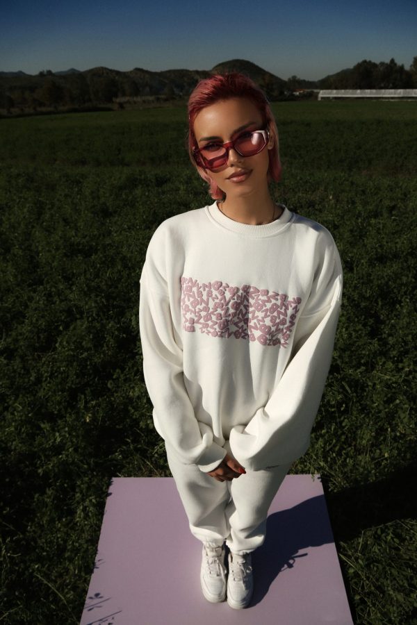 Bubbly White Unisex Pants
