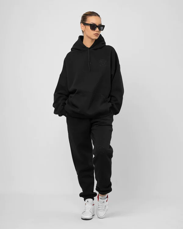 Black Unisex Oversized Hoodie - Image 8