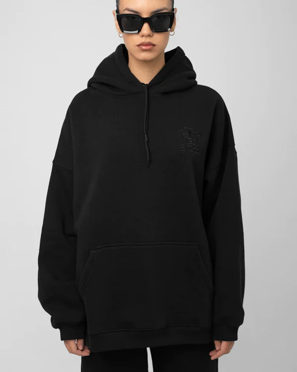 Black Unisex Oversized Hoodie