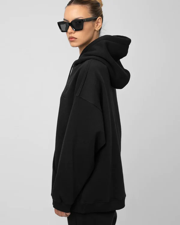 Black Unisex Oversized Hoodie - Image 4
