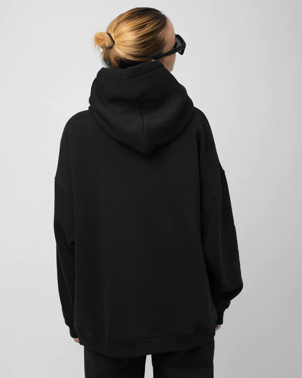 Black Unisex Oversized Hoodie - Image 5