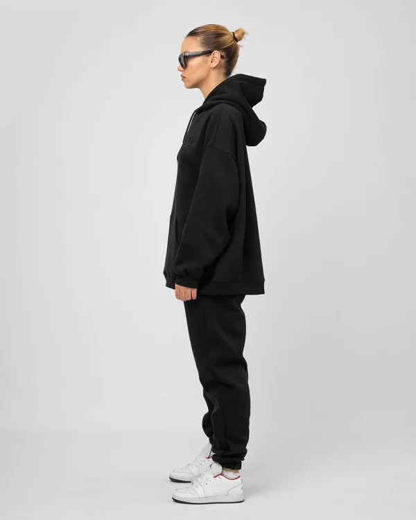 Black Unisex Oversized Hoodie - Image 6