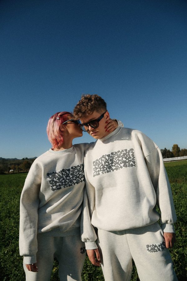 Bubbly Grey Unisex Pants - Image 2
