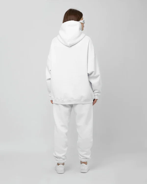 White Unisex Oversized Hoodie - Image 6