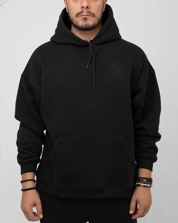 Black Unisex Oversized Hoodie - Image 3