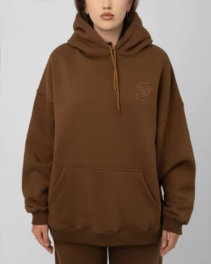 Brown Unisex Oversized Hoodie