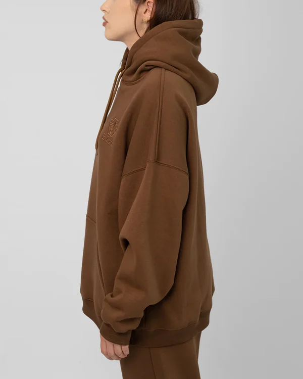 Brown Unisex Oversized Hoodie - Image 3