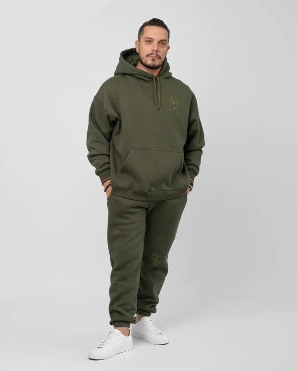 Green Unisex Oversized Hoodie - Image 8