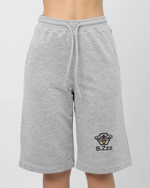 Grey Unisex Short Pants