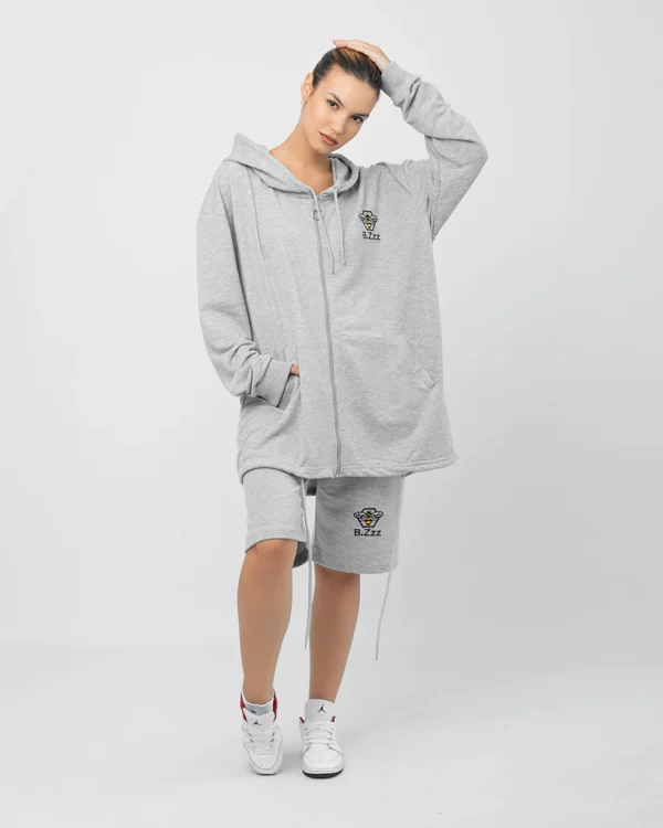 Grey Unisex Short Pants - Image 4