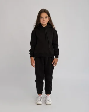 Kids Tracksuit Set Black