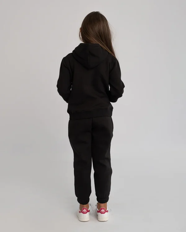 Kids Tracksuit Set Black - Image 3