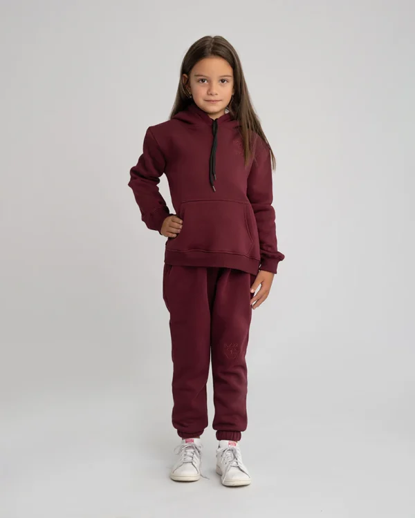 Kids Tracksuit Set Cherry