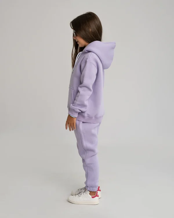 Kids Tracksuit Set Lavender - Image 2