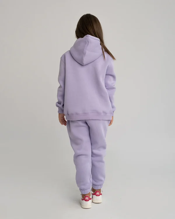 Kids Tracksuit Set Lavender - Image 3