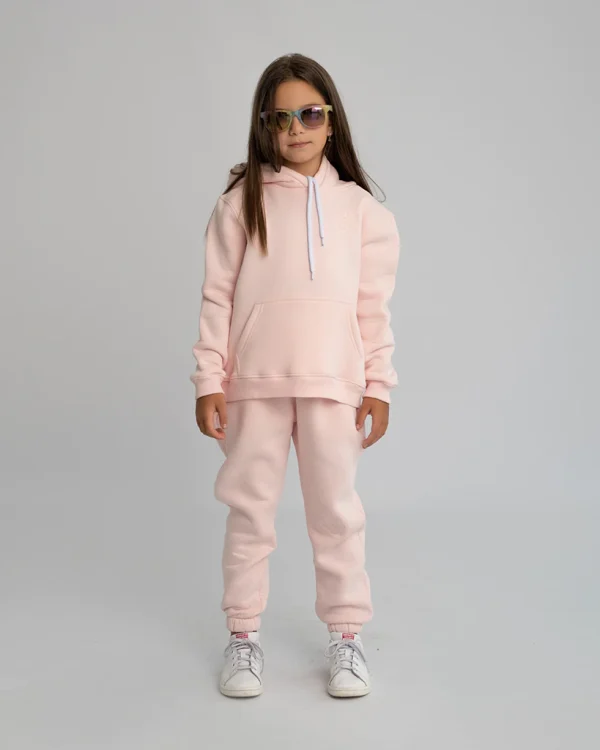 Kids Tracksuit Set Powder Pink