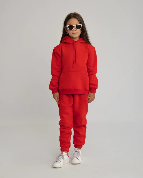 Kids Tracksuit Set Red