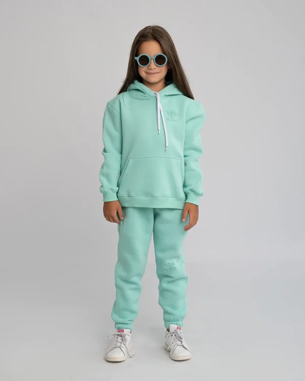 Kids Tracksuit Set Torquoise