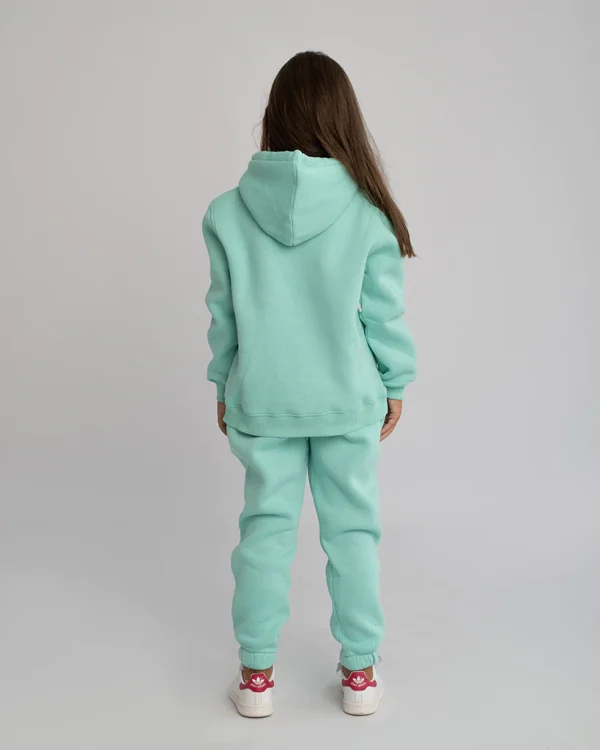 Kids Tracksuit Set Torquoise - Image 3