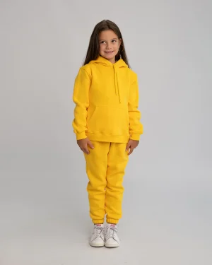 Kids Tracksuit Set Yellow
