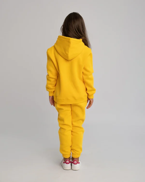 Kids Tracksuit Set Yellow - Image 3