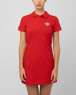 Polo Dress Red