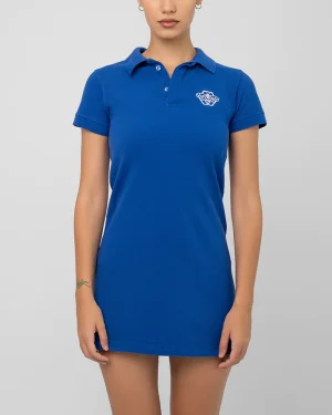 Polo Dress Sax Blue