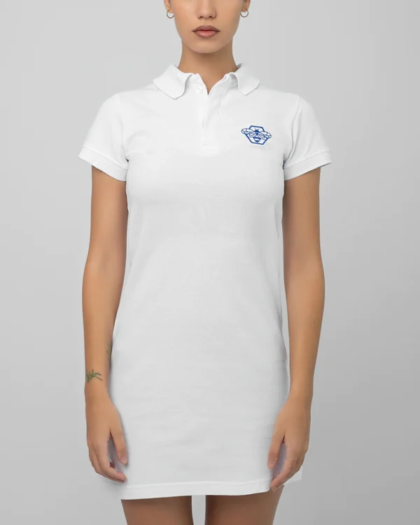 Polo Dress White