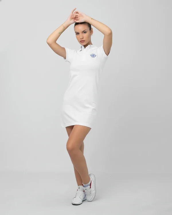 Polo Dress White - Image 3