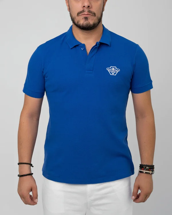 Polo T-Shirt Sax Blue