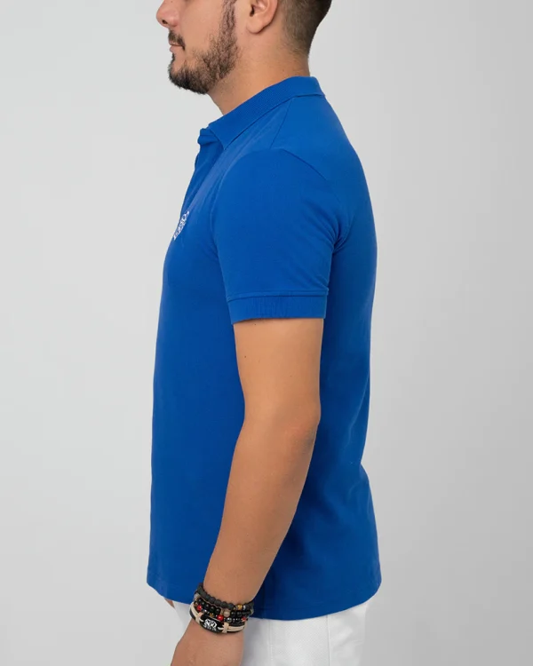 Polo T-Shirt Sax Blue - Image 2