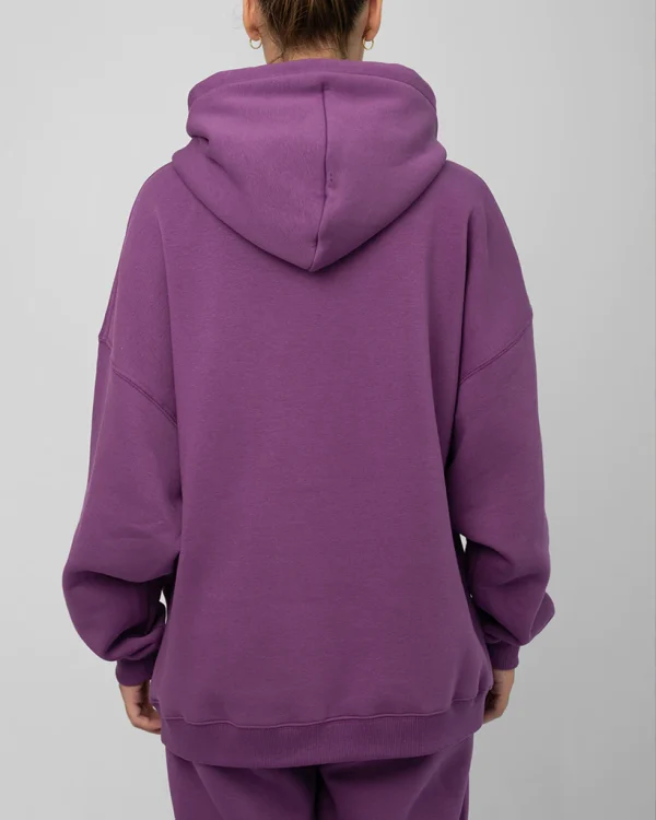 Purple Unisex Oversized Hoodie - Image 5