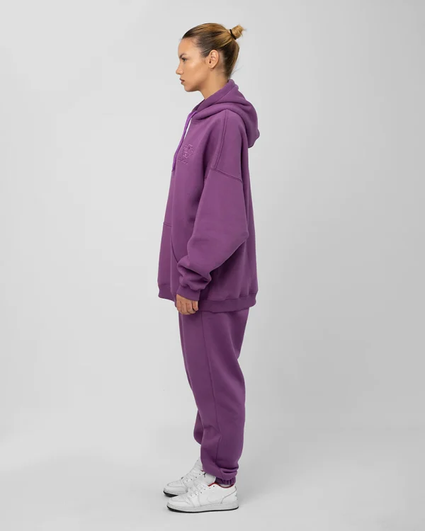 Purple Unisex Oversized Hoodie - Image 3
