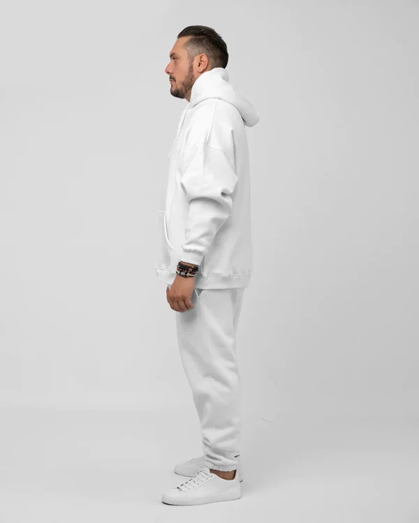 White Unisex Pants - Image 7