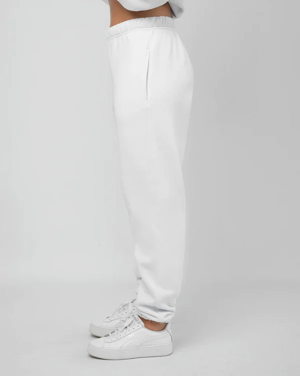 White Unisex Pants - Image 4