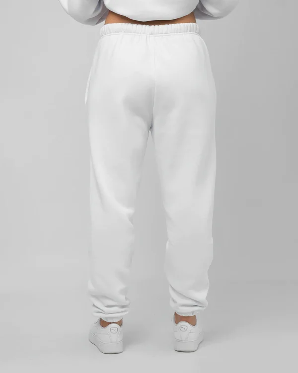 White Unisex Pants - Image 5