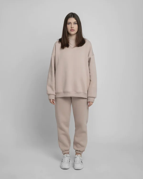 Neo Beige Unisex Pants - Image 5