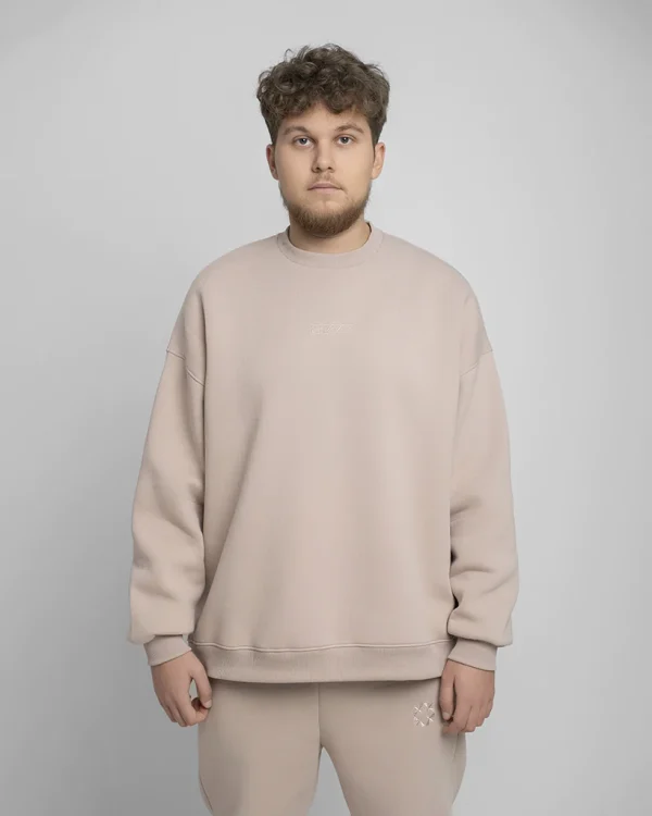 Neo Beige Unisex Sweatshirt - Image 8