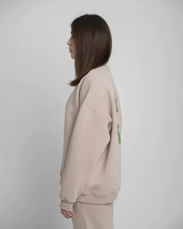 Neo Beige Unisex Sweatshirt - Image 3