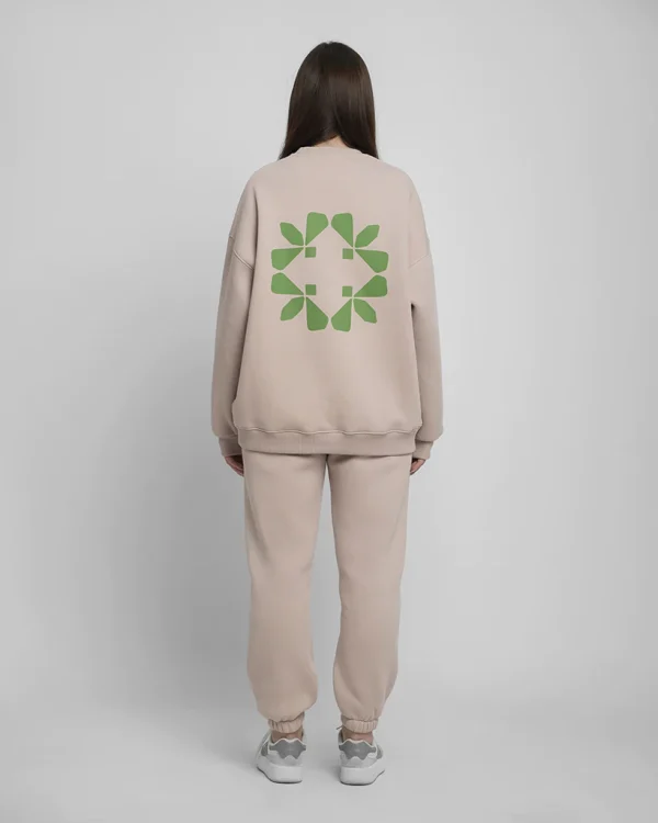 Neo Beige Unisex Sweatshirt - Image 6