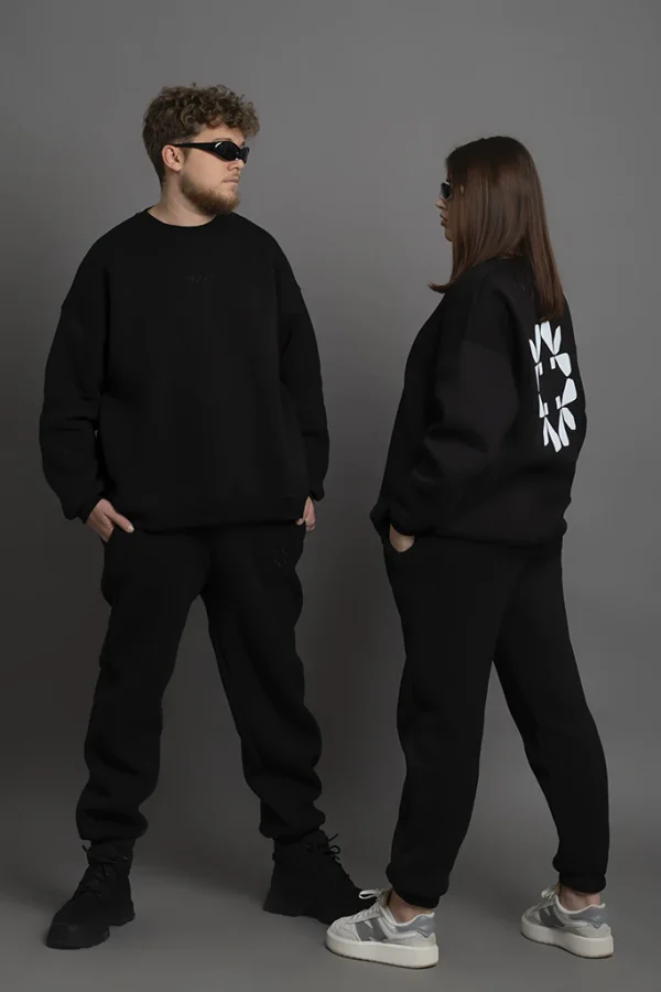 Neo Black Unisex Pants - Image 2