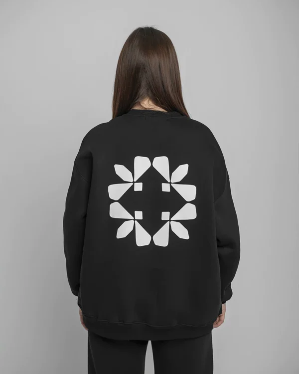 Neo Black Unisex Sweatshirt - Image 4