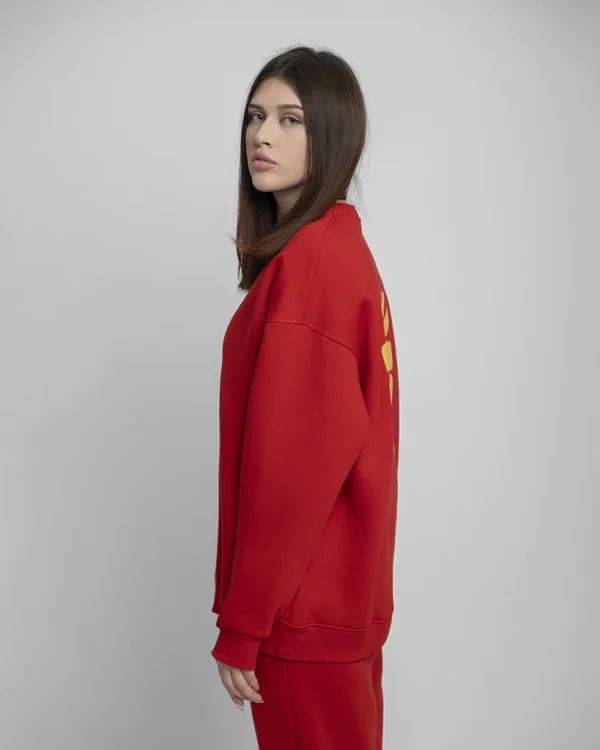 Neo Scarlet Unisex Sweatshirt - Image 3