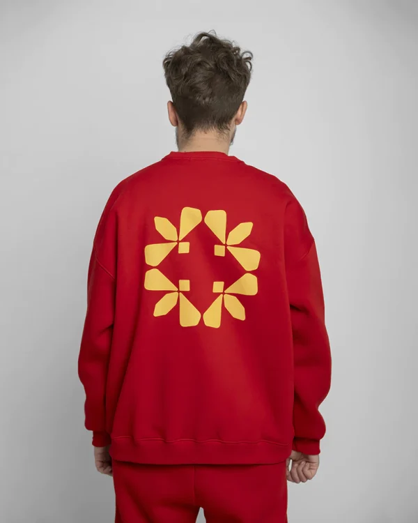 Neo Scarlet Unisex Sweatshirt - Image 8