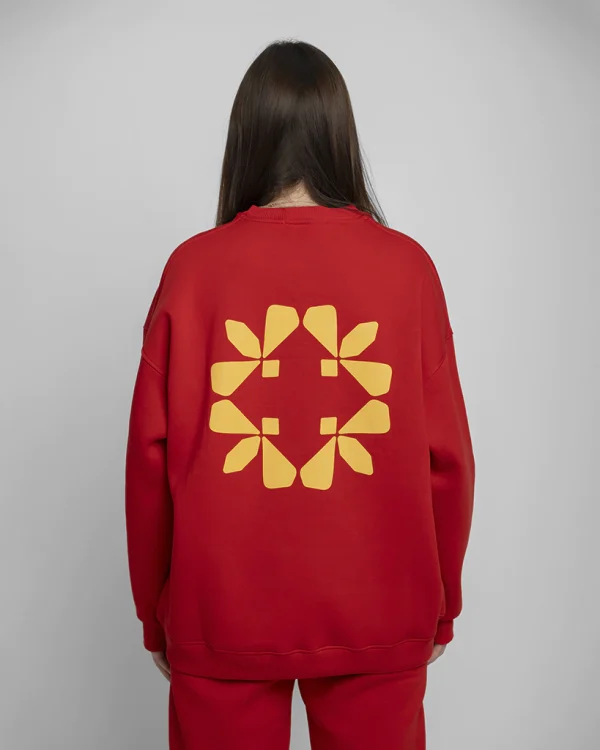 Neo Scarlet Unisex Sweatshirt - Image 4