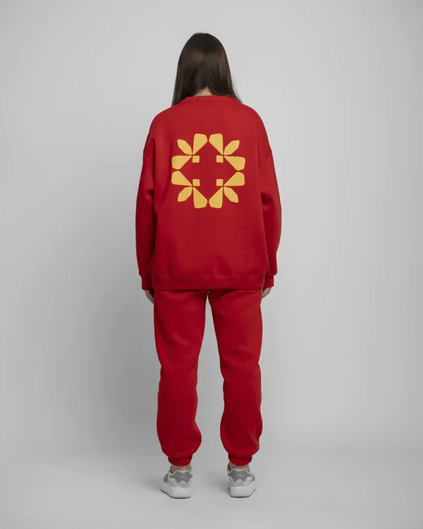 Neo Scarlet Unisex Sweatshirt - Image 6