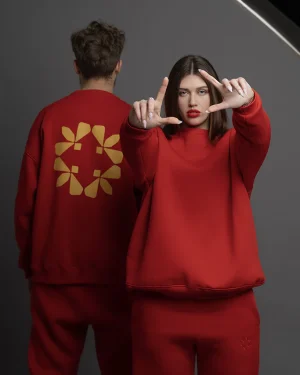 Neo Scarlet Unisex Sweatshirt