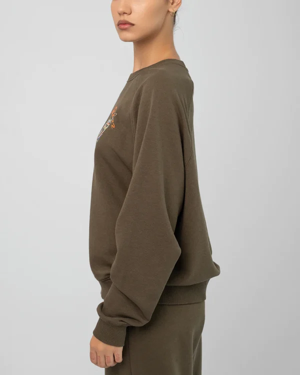 Baggy Sweatshirt Green - Image 2