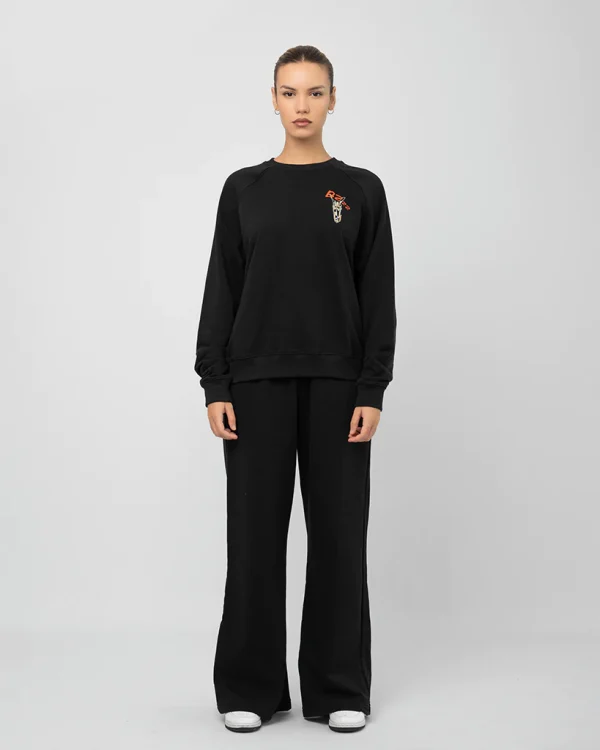 Baggy Sweatshirt Black - Image 4